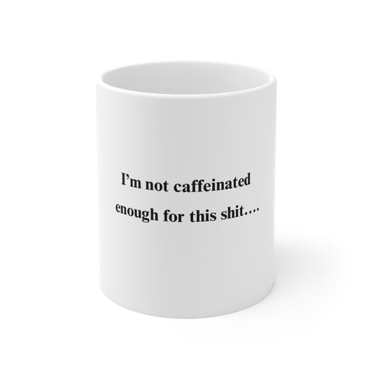 UK Funny Coffee Mug, Humorous Tea Cup, Office Gift, Caffeine Lover's Ceramic Mug, Quirky Gift for Friends