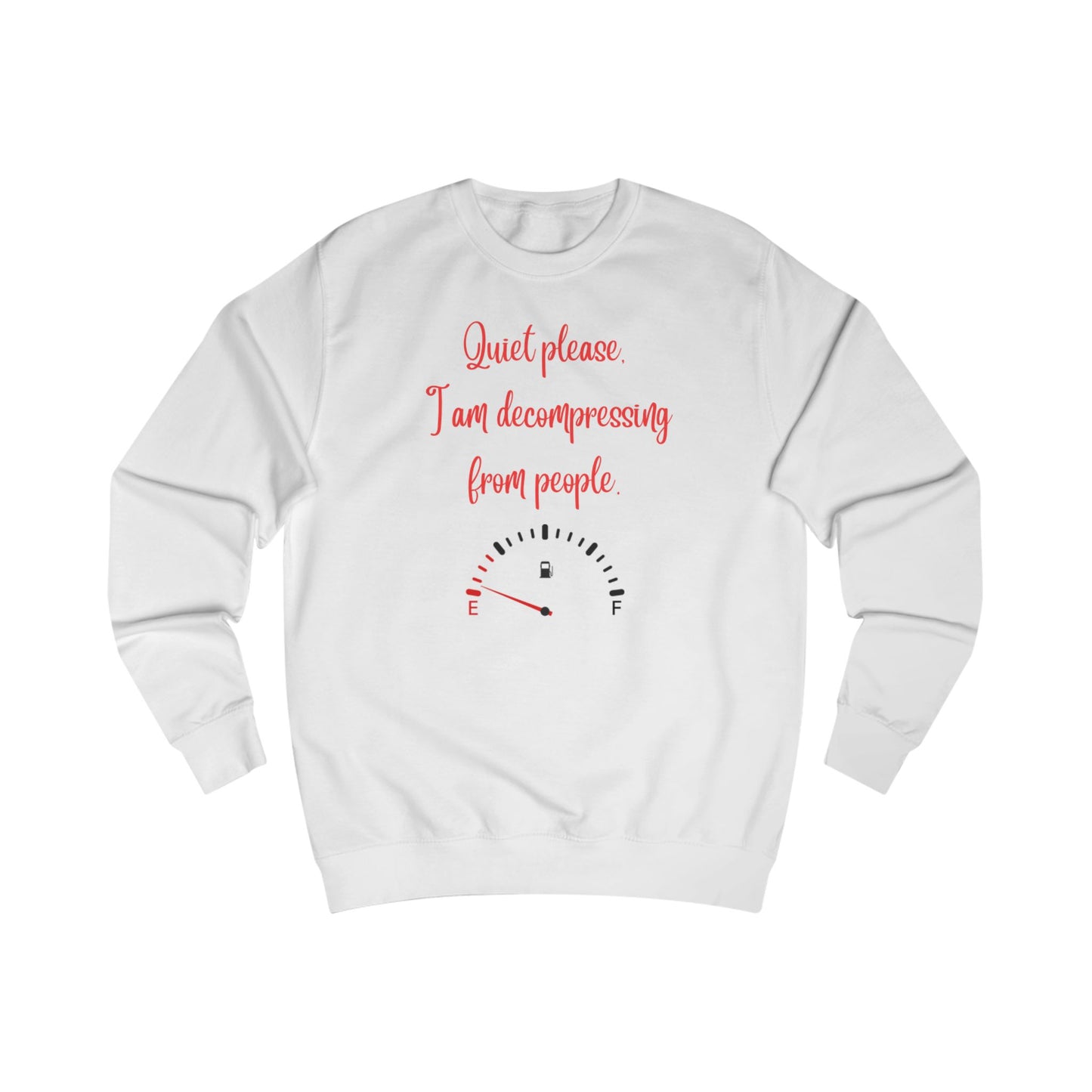 UK Quiet Please Sweatshirt, Unisex Relaxation Apparel, Introvert Gift, Cozy Casual Wear, Mindfulness Clothing, Chill Vibe Sweatshirt