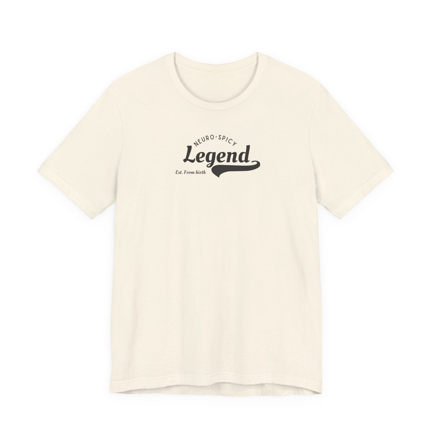UK Legendary Neuro-Spicy Unisex Tee | Fun Gift for Neurodivergent Friends, Casual Wear, Celebration Shirt, Unique Graphic Tee, Everyday Comfort