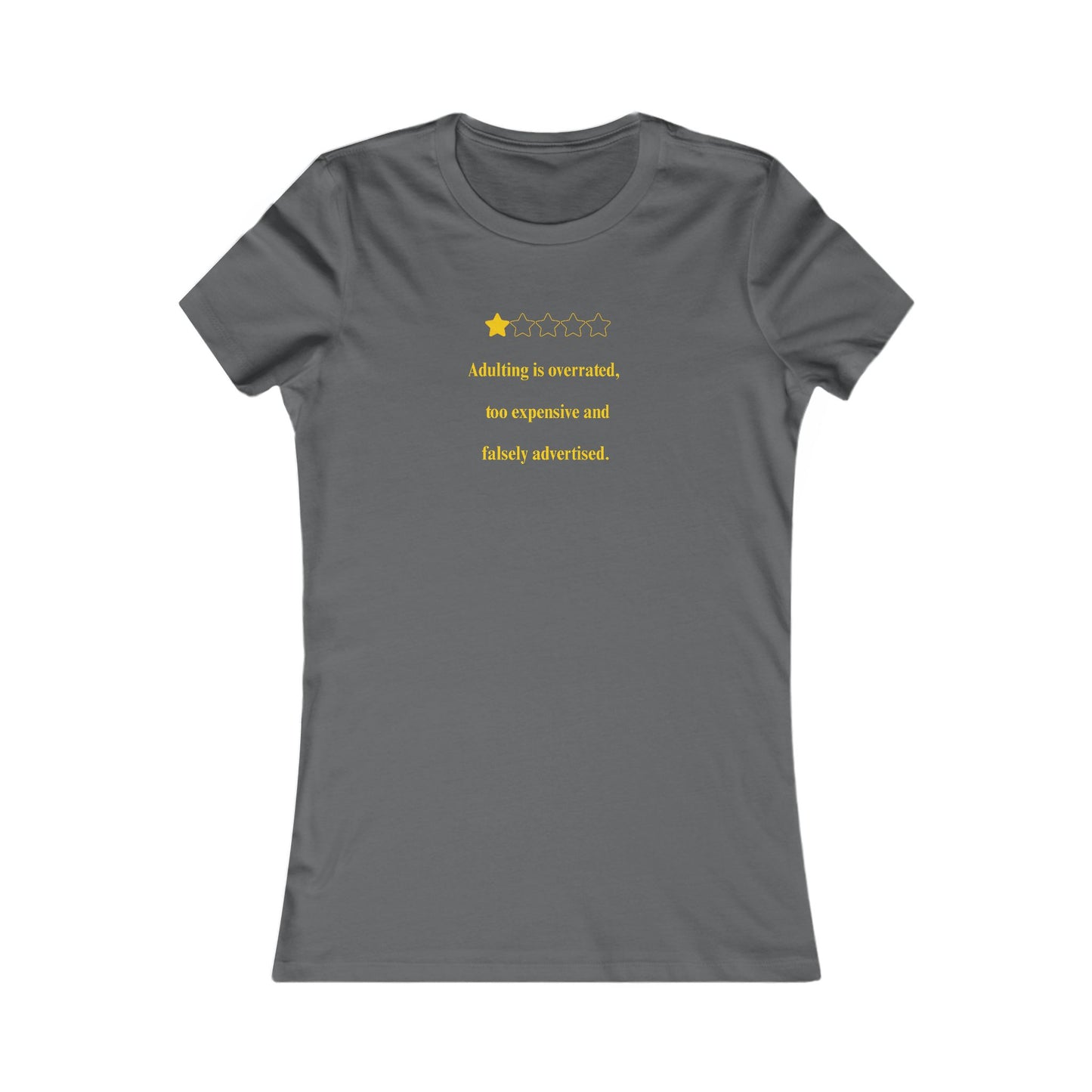 US Admitting it's Overrated Women's Tee, Casual Wear, Funny Tee, Gift for Her, Birthday Gift, Everyday Fashion