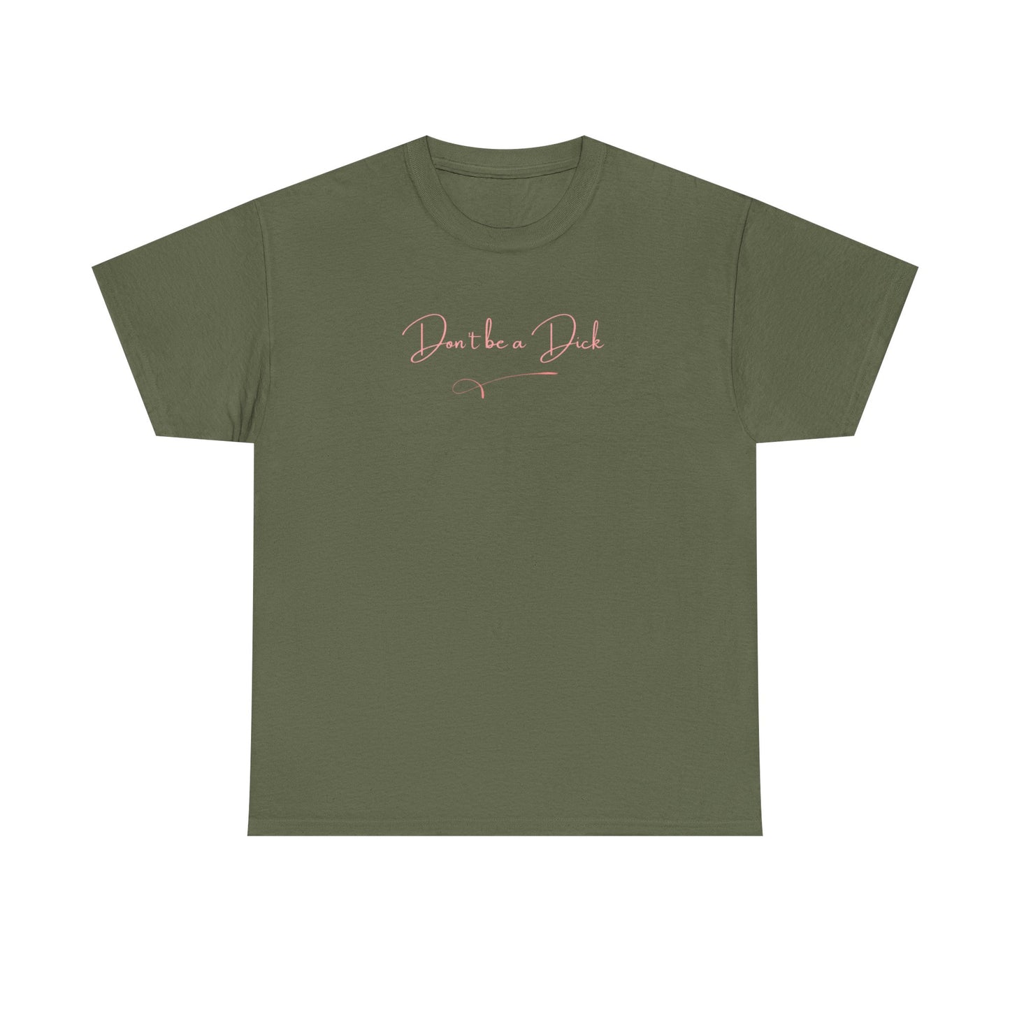 UK Casual Statement Tee - Don't Be a Dick, Funny Gift, Unisex Cotton Shirt, Everyday Wear, Humor Apparel, Perfect for Friends
