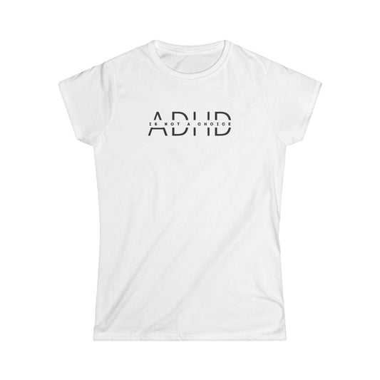 US ADHD Awareness Women's Tee | Supportive Shirt for Mental Health, Casual Wear, Gifts for Friends, Self-Care Apparel, Everyday Comfort