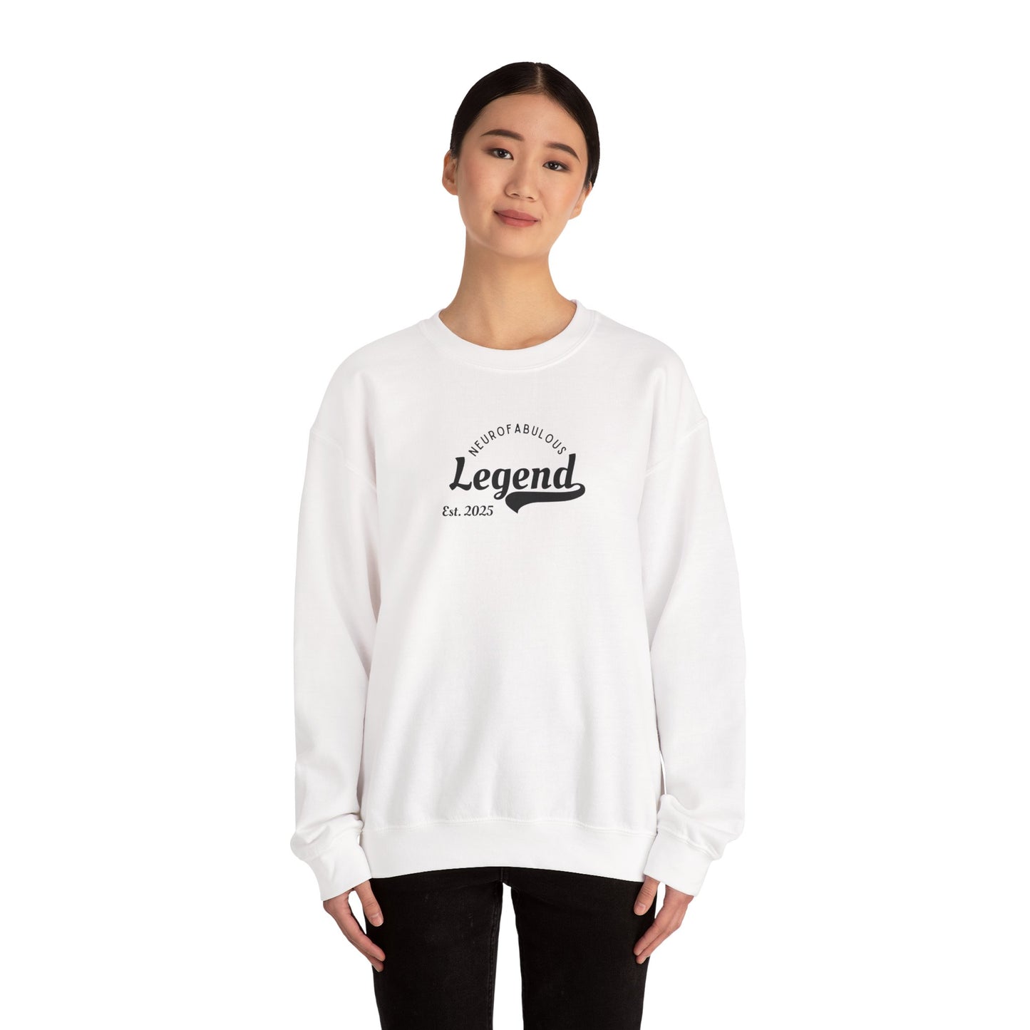 US Unisex Neurotabilous Legend Crewneck Sweatshirt, Cozy Sweatshirt, Gift for Men Women, Casual Style, Birthday Apparel, Personalized Clothing