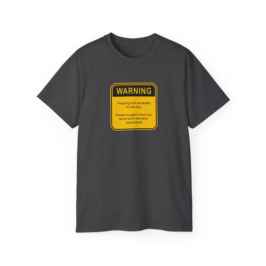UK Warning Graphic Tee - Unisex Ultra Cotton T-Shirt, Casual Wear, Gift for Friends, Statement Top, Everyday Style