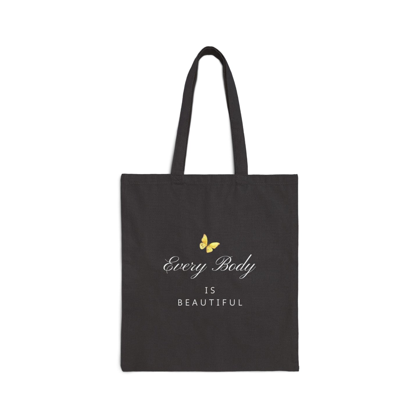 US Inspirational Quote Tote Bag: Every Body Is Beautiful, Cute Canvas Bag, Eco-Friendly Tote, Motivational Gift, Shopping Bag, Beach Bag