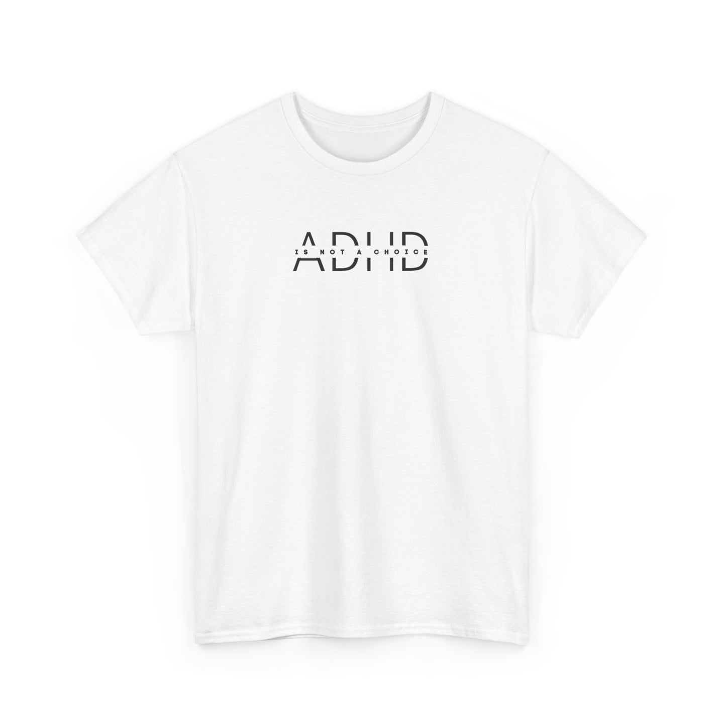 UK ADHD Awareness Unisex Heavy Cotton Tee, Mental Health Awareness Shirt, Gift for ADHD, Casual Tee, Everyday Wear, Supportive Apparel