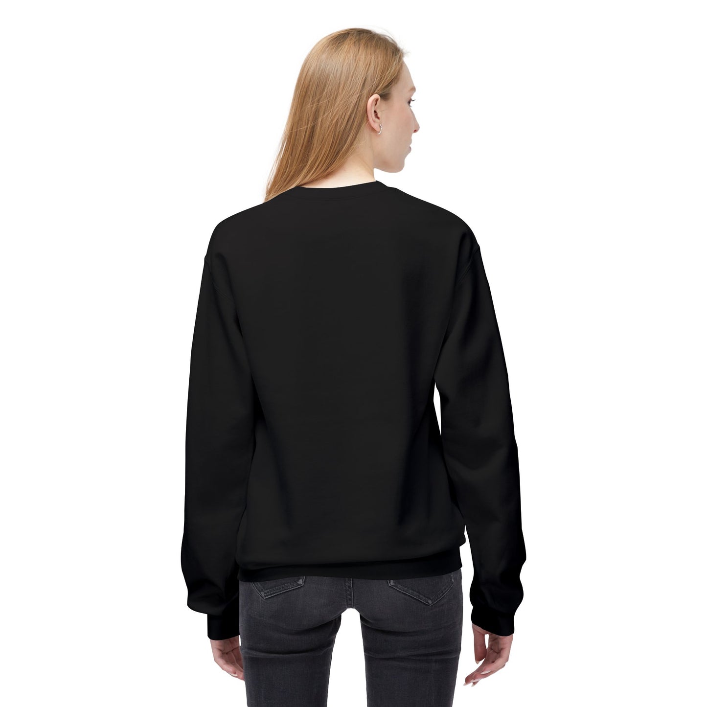 US Unisex Fleece Crewneck Sweatshirt for Self-Love, Cozy Sweatshirt, Inspirational Apparel, Gift for Her, Heartfelt Message Clothing