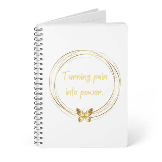 UK Empowering Power Notebook, Softcover Journal for Inspiration, Daily Affirmations, Gift for Dreamers, Writers, and Creatives