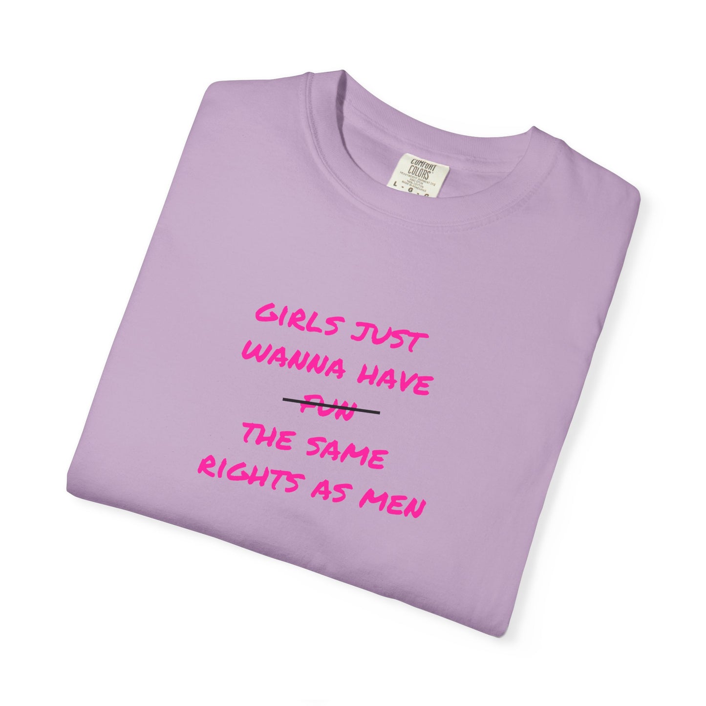 US Girls Just Wanna Have Rights T-shirt, Feminist Apparel, Unisex Tee, Social Justice Gift, Empowerment Top, Statement Shirt