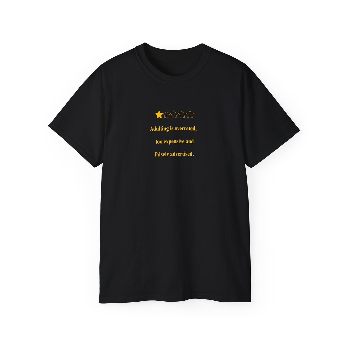 UK Adulting is Overrated Unisex Tee, Funny Graphic T-Shirt, Gift for Millennials, Casual Wear, Birthday Gift, Humor Shirt