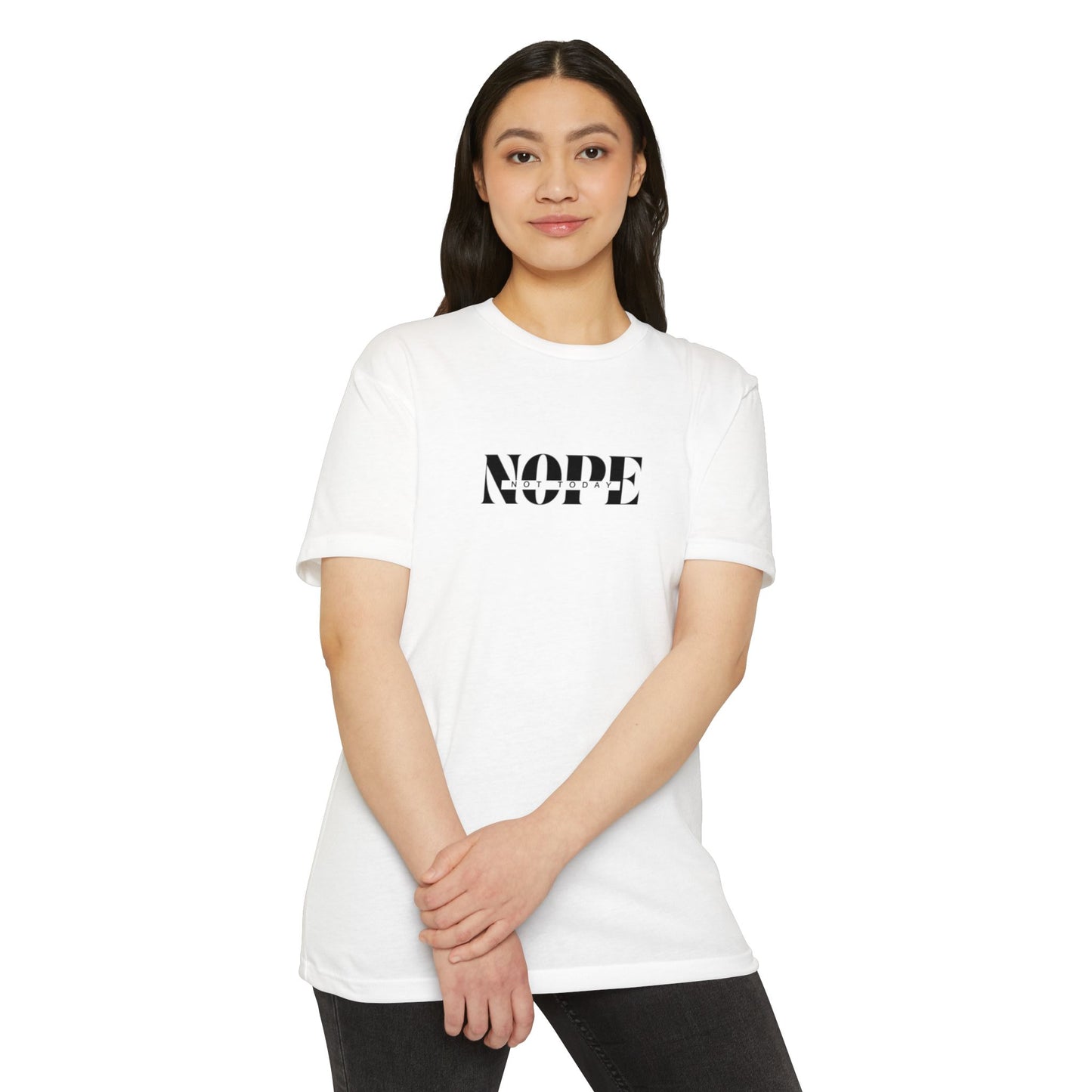 US Not Today! Casual Tee for Everyday Wear, Gift for Friends, Saying Shirt, Fun Visionary Apparel