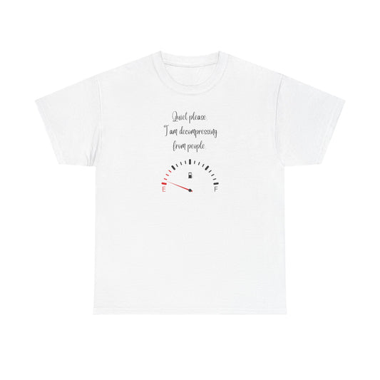 UK Calm Vibes Tee: Quirky Unisex Heavy Cotton Tee, Funny Tee, Gift for Friends, Humor Shirt, Casual Wear