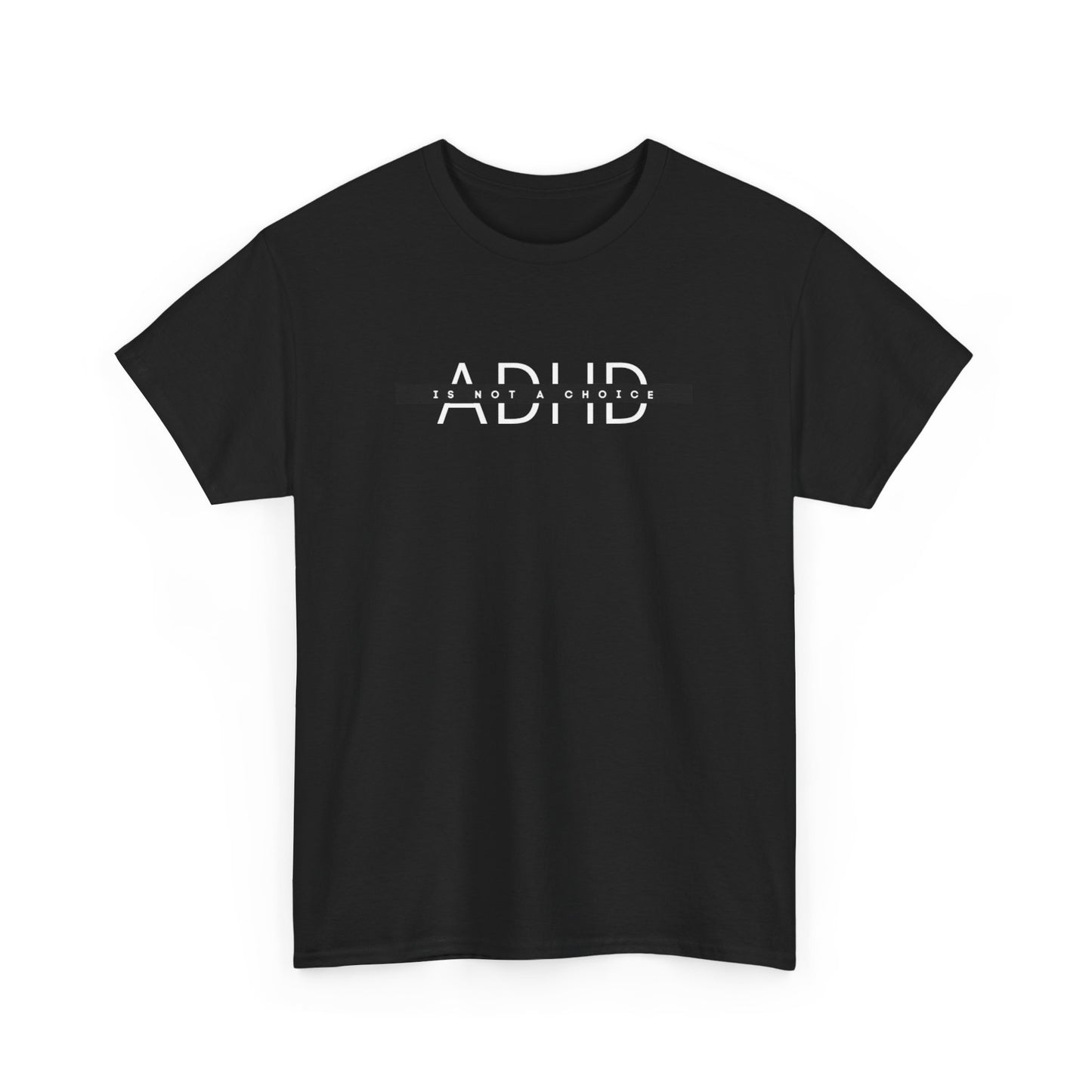 UK ADHD Awareness Unisex Heavy Cotton Tee, Mental Health Shirt, Gift for Advocates, Casual Wear, Supporting Neurodiversity