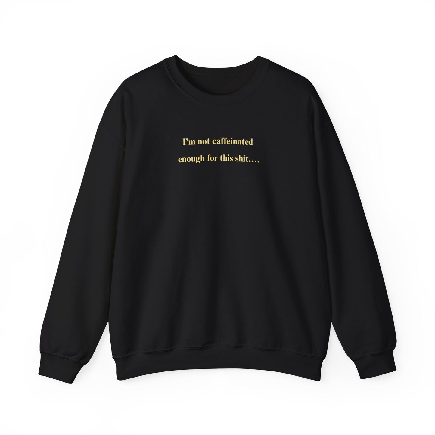 UK Caffeinated Humor Crewneck Sweatshirt - Comfy Gift for Coffee Lovers, Funny Quote Apparel, Cozy Casual Wear, Perfect for Birthdays, [...]