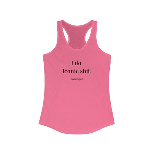 CANADA Iconic Shit Women's Racerback Tank - Bold Statement Top, Casual Wear, Gift for Her, Workout Gear, Summer Essential