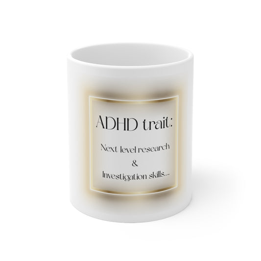 UK ADHD Trait Coffee Cup - Next Level Research & Investigation Skills, Funny Gift for Students, Personalized Mug, Office Humor, Birthday [...]
