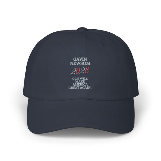 US Gavin Newsom 2028 Classic Dad Cap, Political Cap, Adjustable Baseball Hat, Mens Gift, Campaign Merchandise