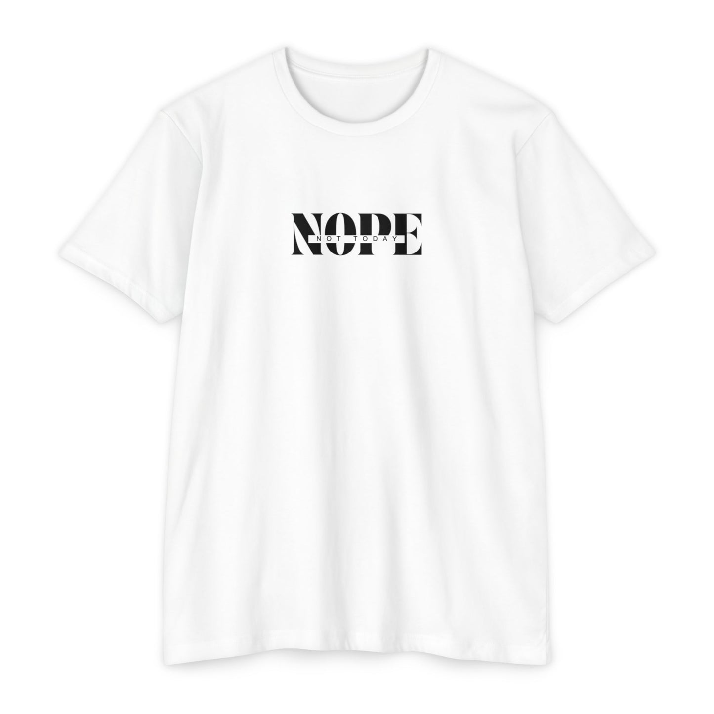 US Not Today! Casual Tee for Everyday Wear, Gift for Friends, Saying Shirt, Fun Visionary Apparel