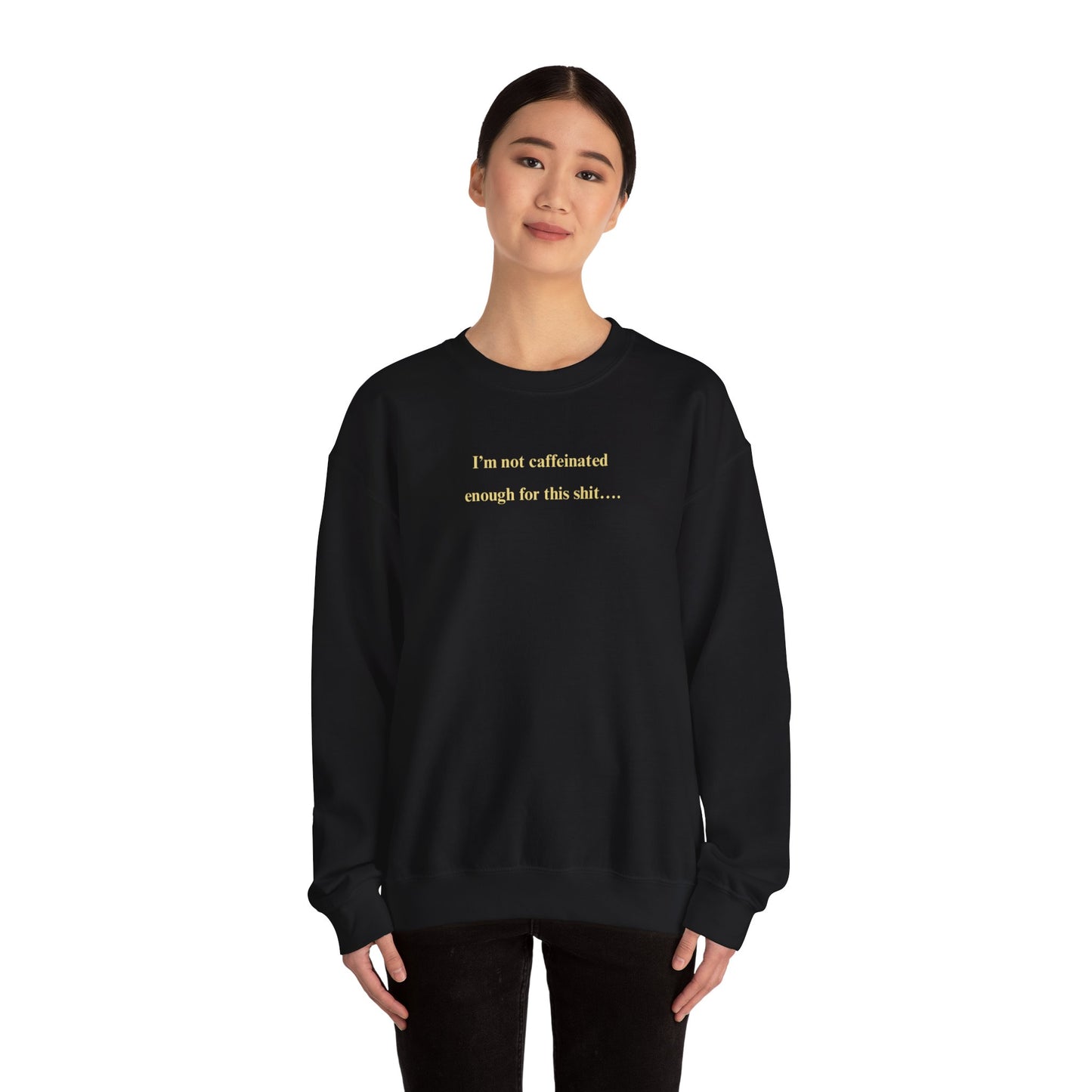 UK Caffeinated Humor Crewneck Sweatshirt - Comfy Gift for Coffee Lovers, Funny Quote Apparel, Cozy Casual Wear, Perfect for Birthdays, [...]