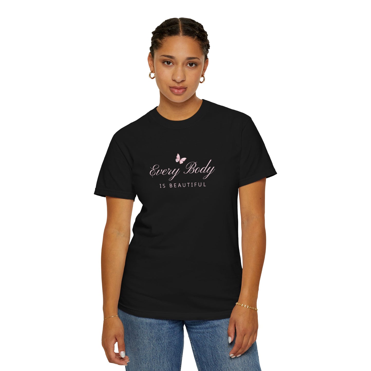 US Empowerment T-shirt: 'Every Body is Beautiful', Unisex Apparel, Inspirational Gift, Affirmation Shirt, Self-Love Clothing, Casual Wear