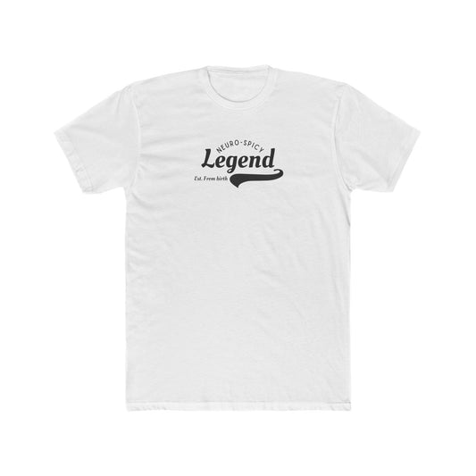 US Neuro-Spicy Legend Tee, Unisex Cotton Crew Shirt, Autism Awareness T-Shirt, Gifts for Neurodivergent Friends, Casual Everyday Wear