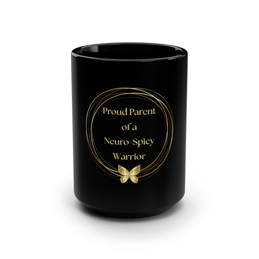 UK Proud Parent Neuro Spicy Warrior Mug | 15oz Black Coffee Cup | Neurodiversity Gift | Perfect for Supportive Parents | Unique Emotional [...]