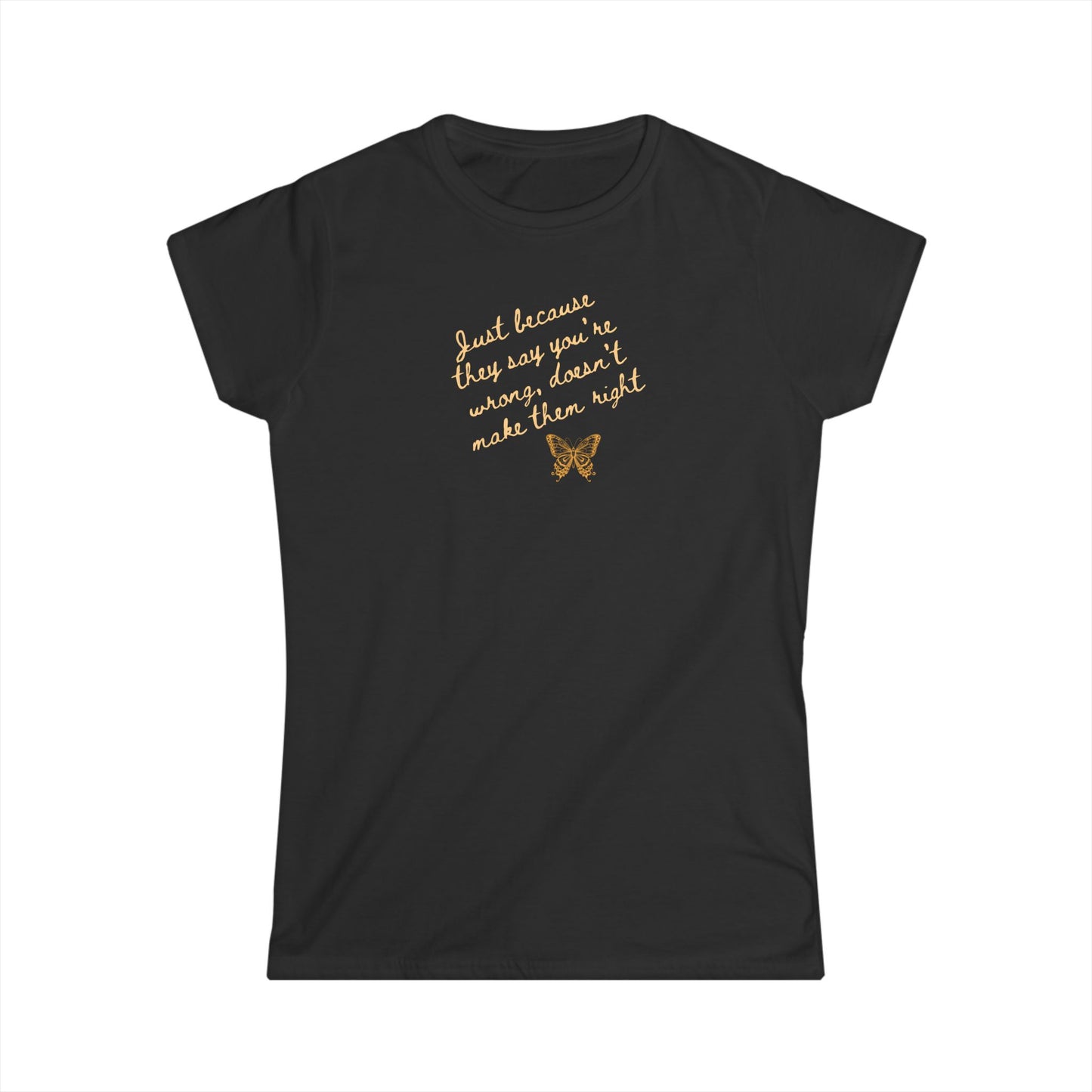 UK Empowering Women's Softstyle Tee - Quote Tee, Inspirational Shirt, Feminist Apparel, Gift for Her, Everyday Wear