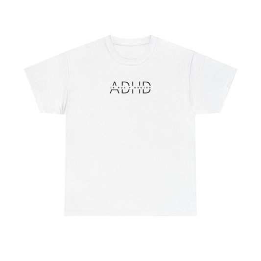 UK ADHD Awareness Unisex Heavy Cotton Tee, Mental Health Awareness Shirt, Gift for ADHD, Casual Tee, Everyday Wear, Supportive Apparel