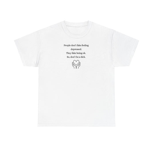 UK Emotional Support Tee - Unisex Heavy Cotton Tee, Self-Care Shirt, Mental Health Awareness Apparel, Thoughtful Gift, Everyday Casual Wear
