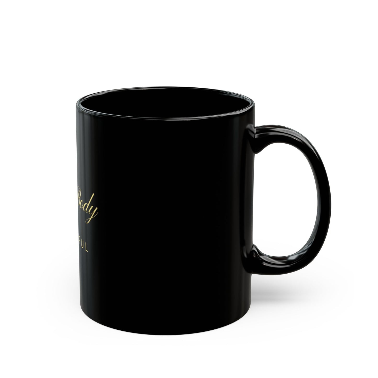 UK - "Every Body Is Beautiful" - Inspirational Coffee Cup, Gift for Her, Self-Love, Affirmation, Home Decor