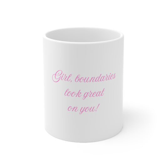 UK Empowering Quote Coffee Mug, Inspirational Mug for Self-Care, Women's Day Gift, Motivational 11oz and 15oz Cups