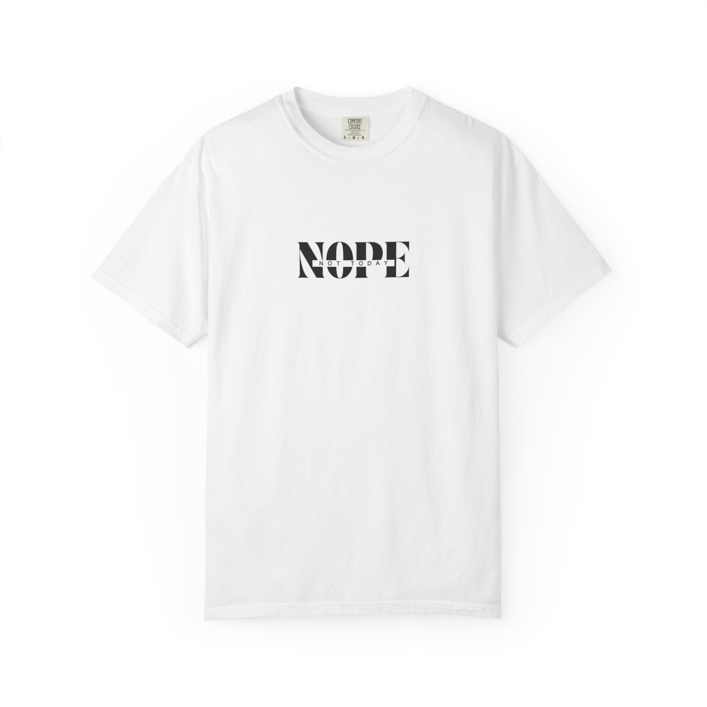 US Casual Statement T-Shirt with 'NOPE' Print, Ideal for Everyday Wear, Humorous Gift, Relaxed Fit Tee, Unisex Apparel for Comfort